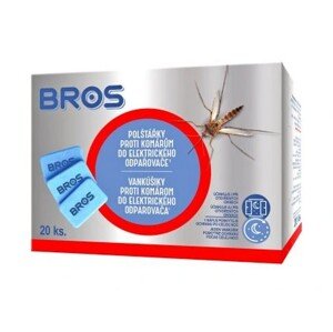 BROS Insekticidní polštářky do elektrického odpařovače – 20 ks