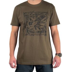 Tričko JUBÖ BUSHCRAFT Ötzi Limited - olivové Velikost: L